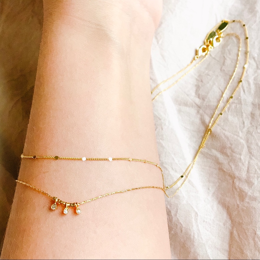 Layered Gold Chain Chokers - Picture 2 of 2
